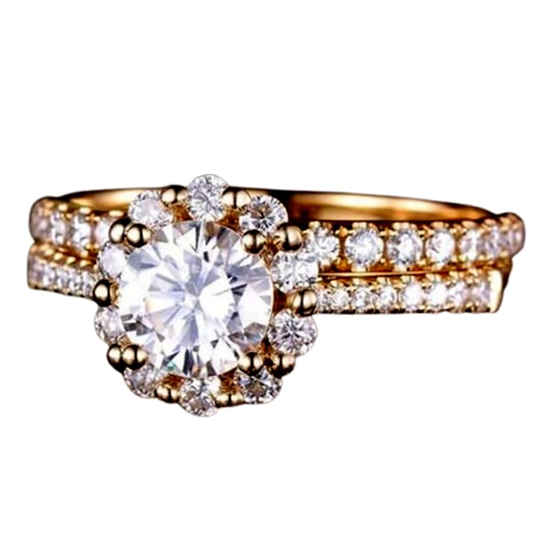 Bague moissanite et argent 925 pour illuminer vos tenues de soirée et grands événements