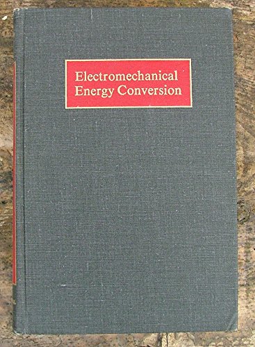 Electromechanical energy conversion (Internatio... B0007DONVM Book Cover