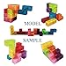 Magnetic Buliding Blocks Magic Magnetic Cube for Kids-7pcs Magnetic Bricks and 54 Smart Cards Braind Toy/Brainteaser Puzzles for Develop Kids Intelligence by VC-HOME