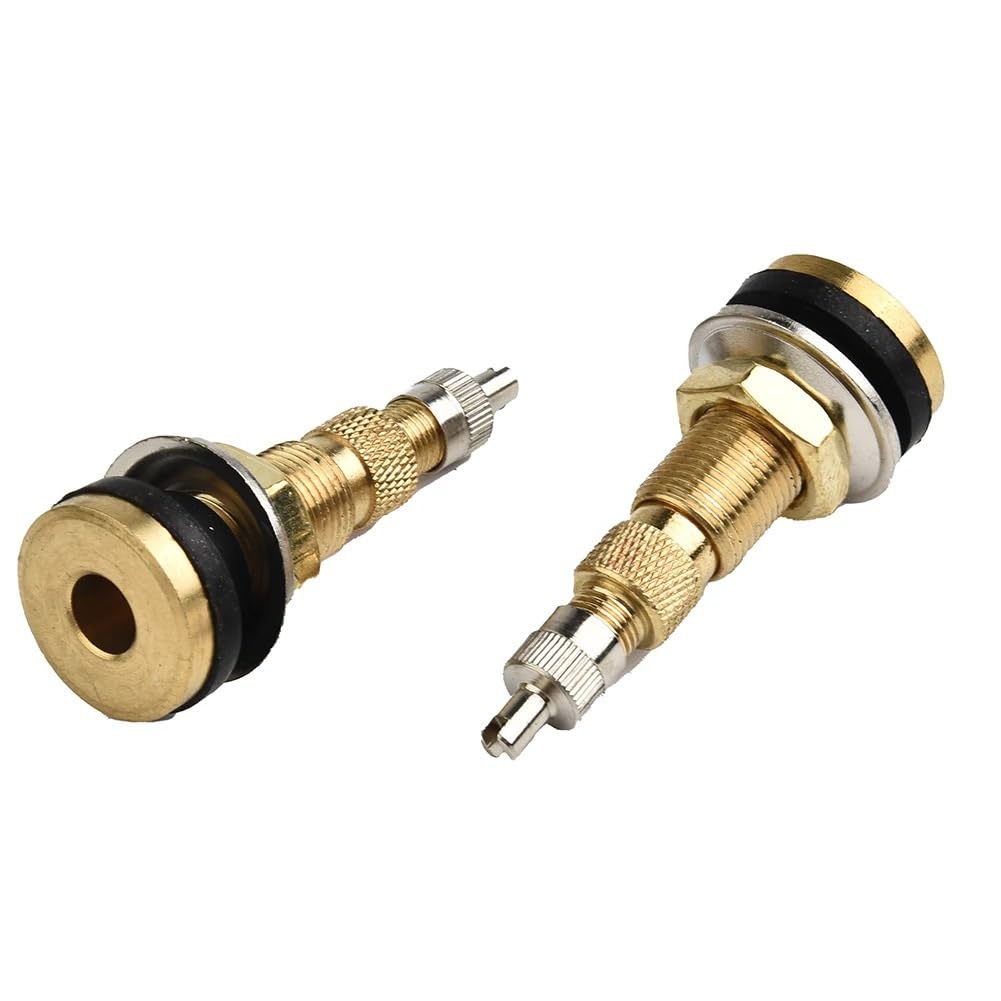 10 Stück Reifenventile, Messing/Gummi-Ersatzteile for schlauchlose Reifen for landwirtschaftliche Traktoren, TR618A