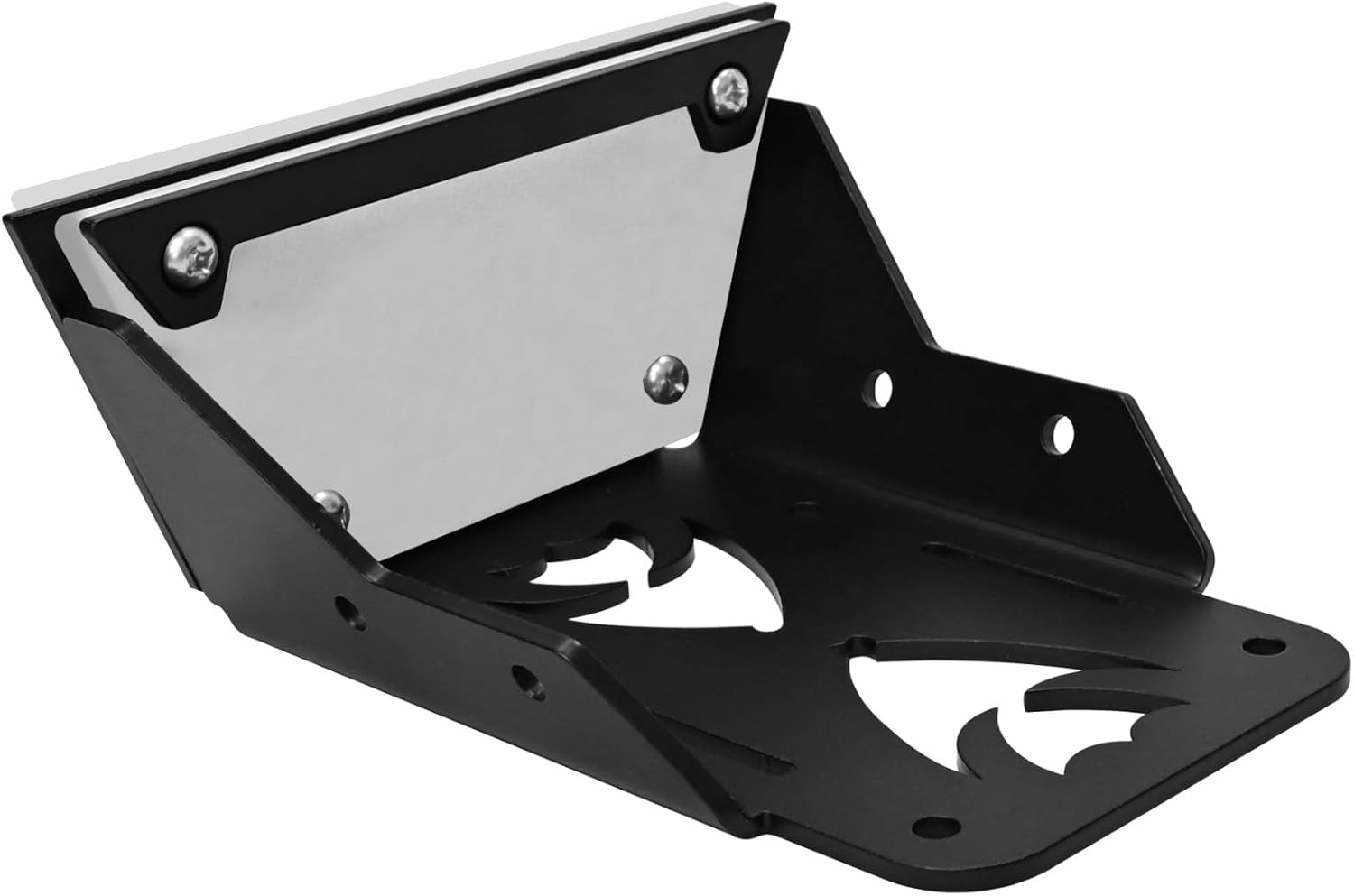 Transom Trolling Motor Mount for Kayak, Heavy-Duty Bracket Kit for Canoe & Small Boat, Works with Most Clamp-On Electric Trolling Motors, Freshwater & Saltwater Ready Kayak Motor Mount