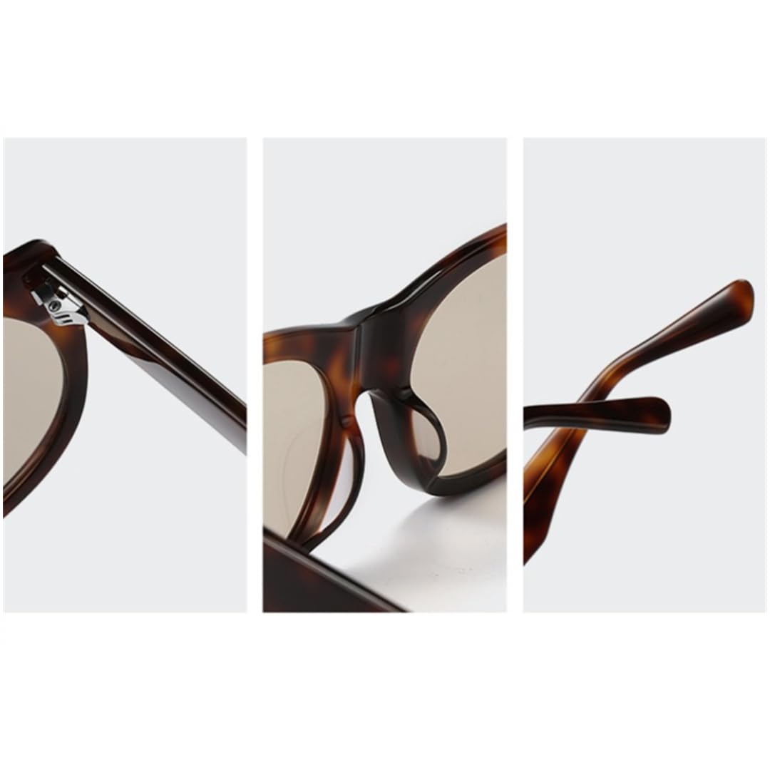Occhiali da sole oversize in acetato con protezione UV400