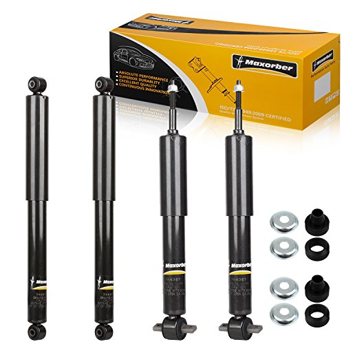 Maxorber Full Set Front Rear Shocks Struts Absorber Compatible With Expedition Rwd 1997-2002 Replacement For Lincoln Navigator Rwd 1998 1999 2000 2001 2002 Shocks Absorber 344367 344267 #TOP12