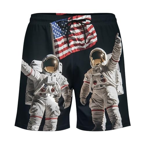 Pantalones cortos de playa para hombre de secado rápido con cordón elástico cómodo 5