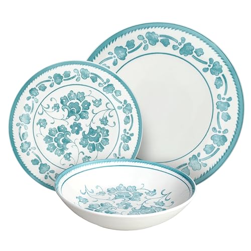 Miniatura 4 de Tognana Sintra, servicio de platos para 6 personas 18 piezas, porcelana, multicolor