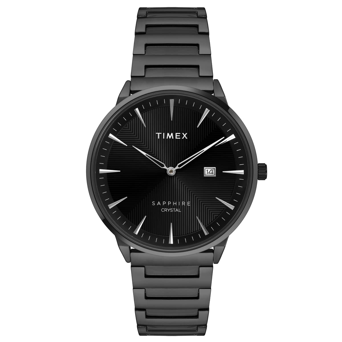 TIMEX Stainless Steel Analog Black Dial Men Watch - Tweg21906, Bandcolor-Black (B0BQM44QF7) Amazon Price History, Amazon Price Tracker