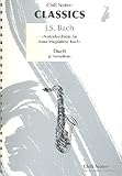  Notenbüchlein für Anna Magdalena Bach : für 2 gleiche Saxophone Spielpartitur