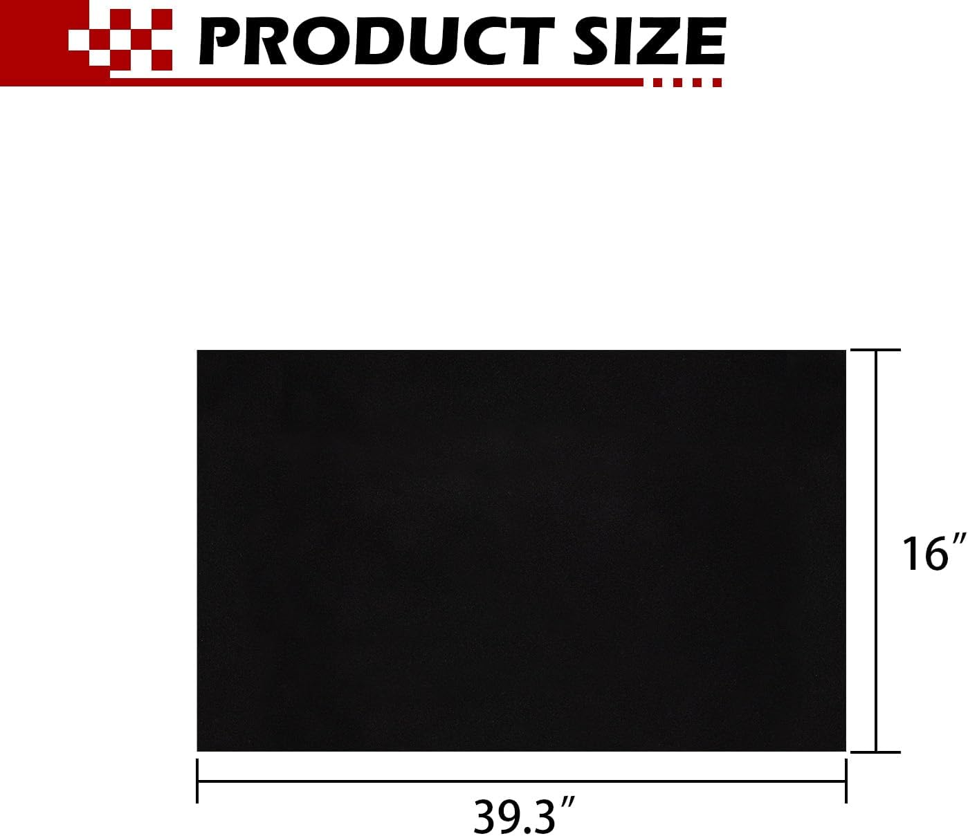 RV A/C Air Condition Filters Replacement/Air Conditioner Filters Replace, 16 x 39.3 Inch, Cut-to-Fit, 1/4 Inch Thick, Black