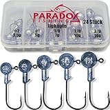 🎣𝐁𝐄𝐑𝐄𝐈𝐓 𝐅Ü𝐑 𝐉𝐄𝐃𝐄 𝐒𝐈𝐓𝐔𝐀𝐓𝐈𝐎𝐍 - Mit diesem Jigköpfe Set hast Du eine große Auswahl der gängisten Größen und Gewichte immer am Wasser dabei - 𝐏𝐞𝐫𝐟𝐞𝐤𝐭 𝐟ü𝐫 𝐁𝐚𝐫𝐬𝐜𝐡, 𝐇𝐞𝐜𝐡𝐭 𝐮𝐧𝐝 𝐙𝐚𝐧𝐝𝐞𝐫