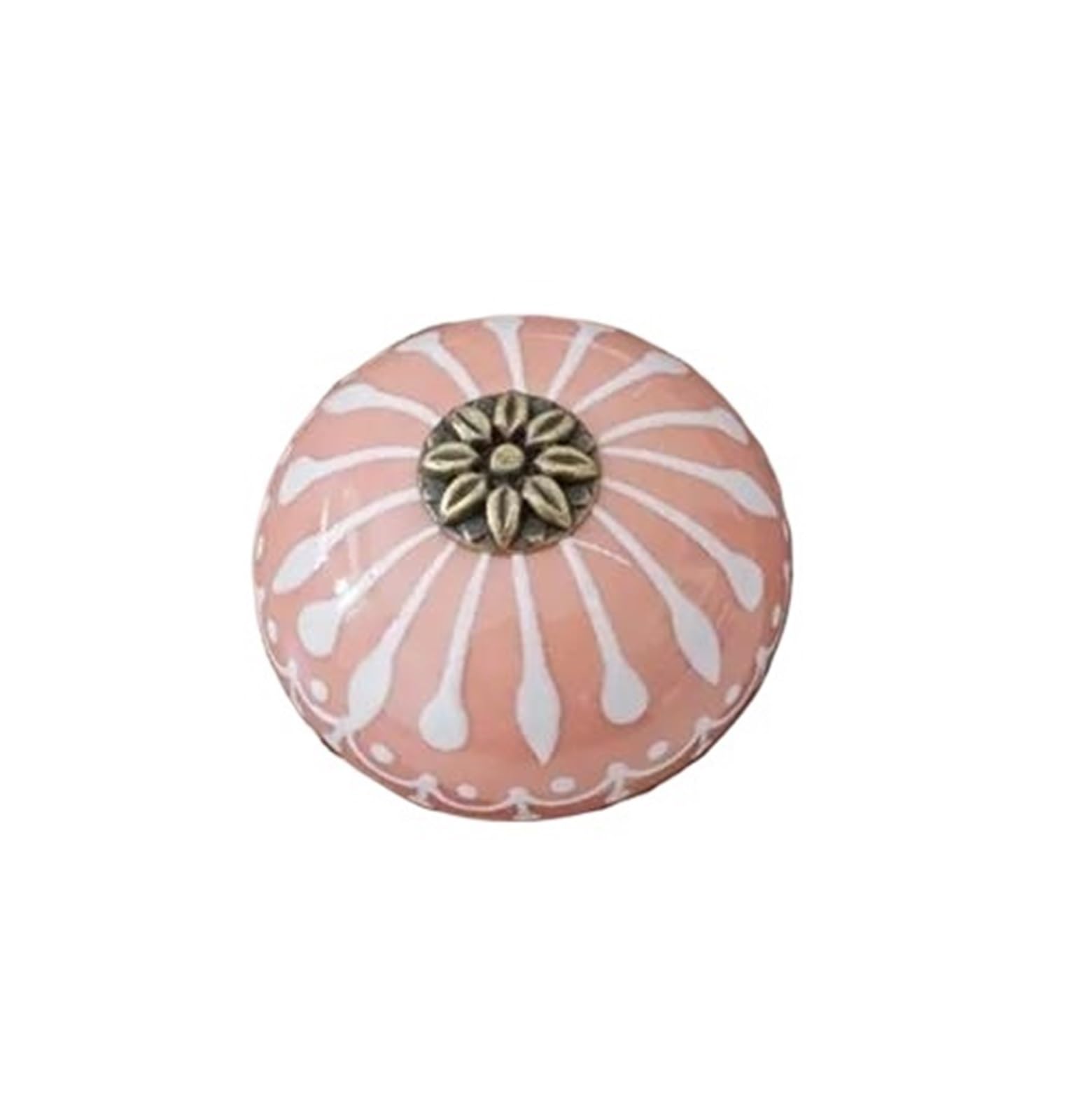 Kifsdlf Pink Ceramic Knob/Dresser Knobs White Blue Cabinet Pulls Unique Kitchen Door Handle Furniture Hardware For Cupboard Wardrobes Furniture(Pink)