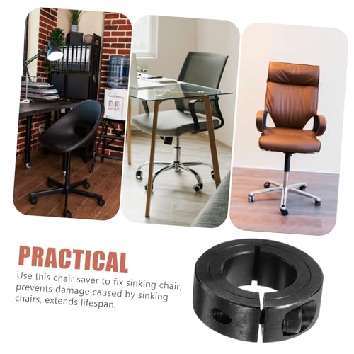 Protector hundimiento silla oficina con acero inoxidable y llave 4