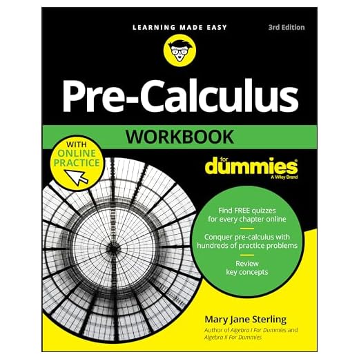 Pre-Calculus Workbook For Dummies