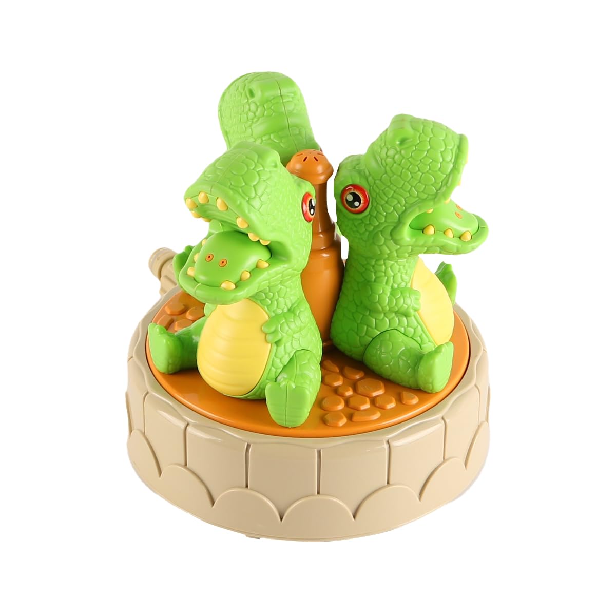 Laroal Dinosaur Rotating Water Sprinkler Outdoor Water Games Dinosaur Sprinkler Garden Games Activities Pets Suitable for Beach Swimming Pool Backyard Play - Image 3