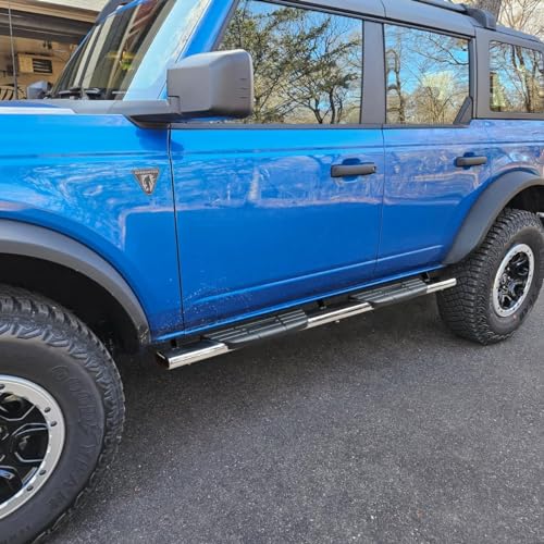 Estribos laterales acero inoxidable para Ford Bronco miniatura 2
