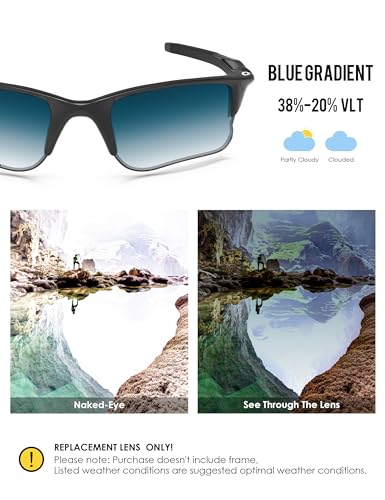 Image of BLAZERBUCK Replacement Lenses & Sock Kit for Oakley Half Jacket 2.0 XL OO9154 Sunglass