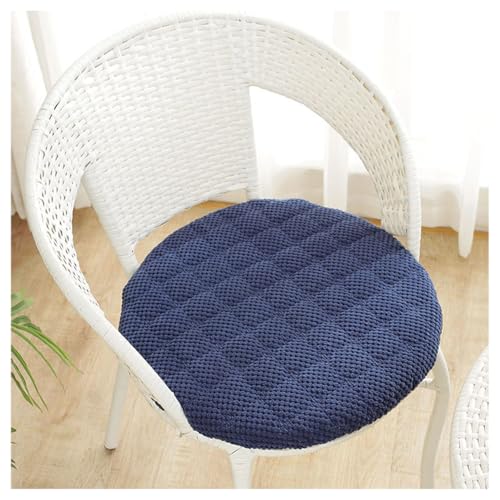 YYDSWTW Bar Stools Cushions Round Chair Cushion Seat Stool Pad Non Slip Washable Soft Upholstered for Barstool Blue 15.6 in