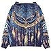 Selerdon Unisex-Child Running Hoodie Shirt Blue Gold All Seeing Eye Dreamcatcher Athletic Performance Active Gym Pullover with Kangaroo Pockets Hoodies Sportswear