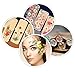 Aunifun Real Dried Pressed Flowers Assorted Colorful Daisies for Art Craft DIY Silicone Coaster Resin Molds