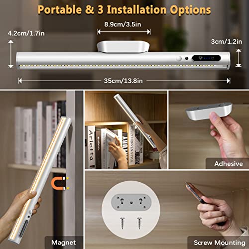 Image of Battery Powered Operated Wall Strip Light with Motion Sensor