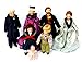 Tumdee Miniatures - Set di 7 bambole in miniatura per casa delle bambole vittoriane