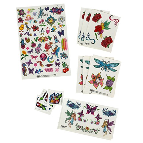Savvi Mega Value Temporary Tattoo Kit - 625 Fake Tattoos For Toddlers And Girls And Boys Of All Ages #TOP4