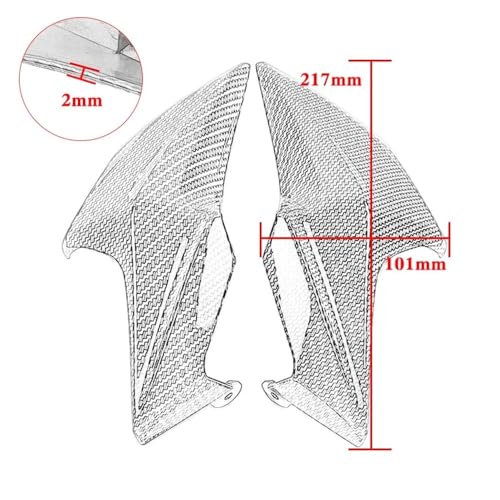Winglet Moto Z900 Réparation Nez - Capot de Phare de Remplacement Facile