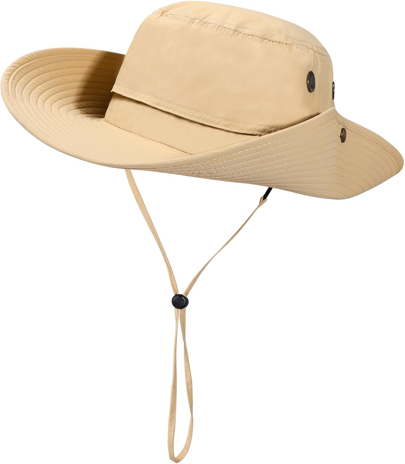 Oversize L/XL/XXL Sun Hats for Men Waterproof Quick Dry Bucket Hat Adjustable Wide Brim Summer Boonie Cap for Fishing Hiking