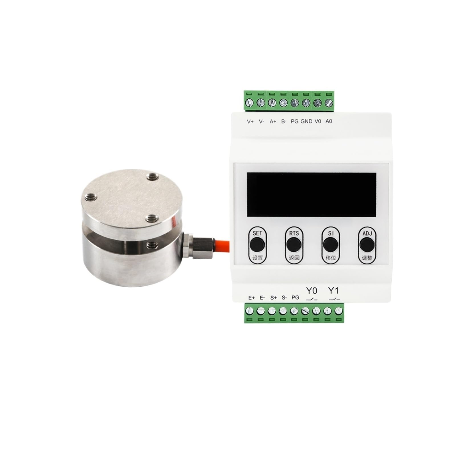 JJHQOKYNA Indicator Display+Micro Load Cell Pressure Sensor 20kg-500kg Suitable for HX711(50KG)