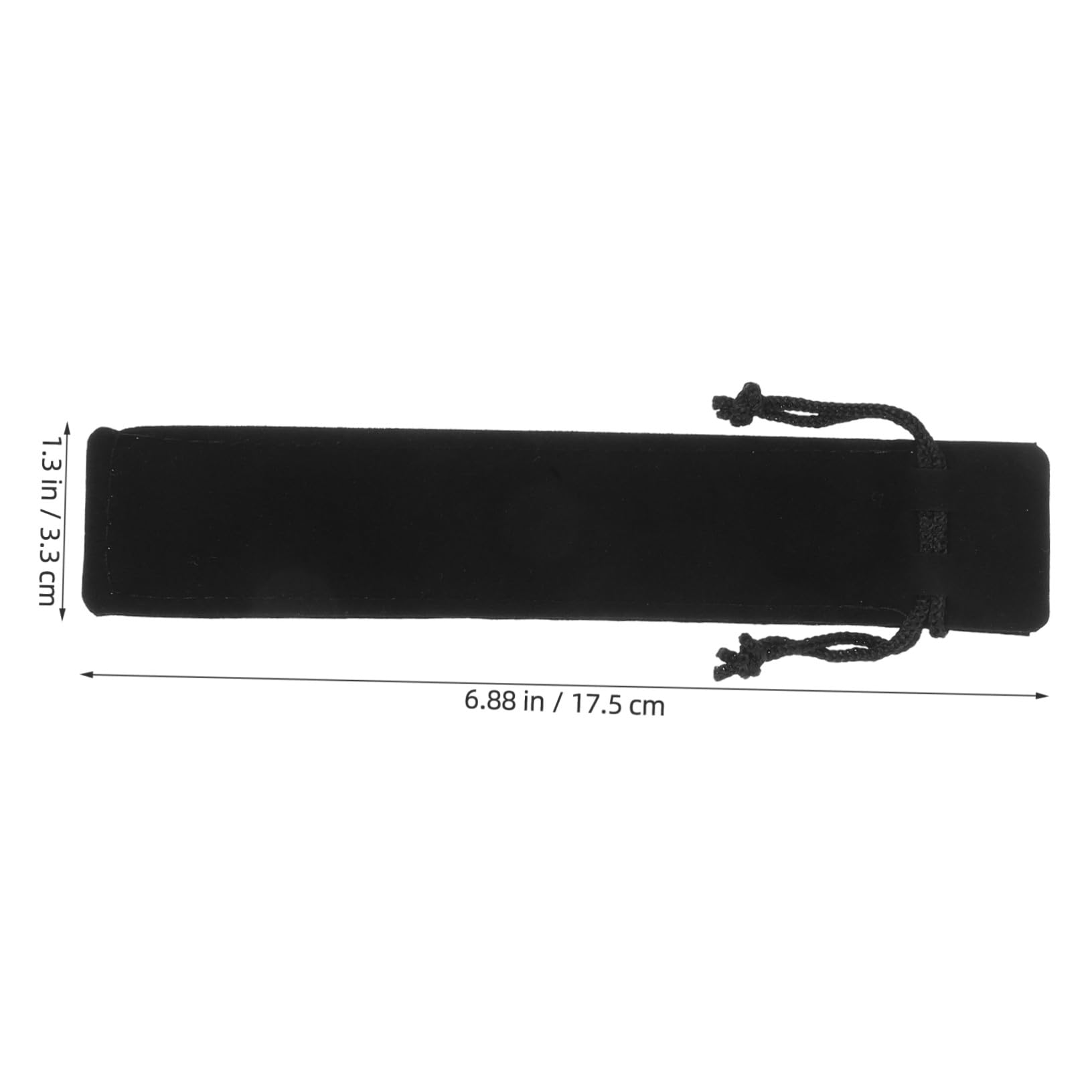 Homoyoyo Astuccio per Penne in Velluto Nero 100 Pezzi, Custodia per Penna | Decorazioni Scuola, Sacchetti per Penne Regalo, per Penna Stilografica e Articoli di Cancelleria, Classic Elegante