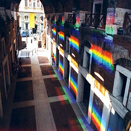 3 Set Kristall Optisches Glas Dreieckigen Prisma zum Unterrichten von Lichtspektrum Physik, Prisma Fotografie