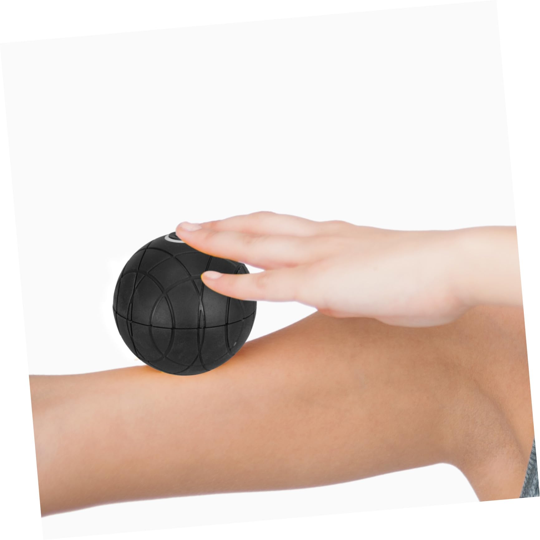VILLCASE Bola de Masaje Vibratoria Eléctrica 3D de ABS, para Liberación Puntos, Pies y Brazos, Yoga Fitness