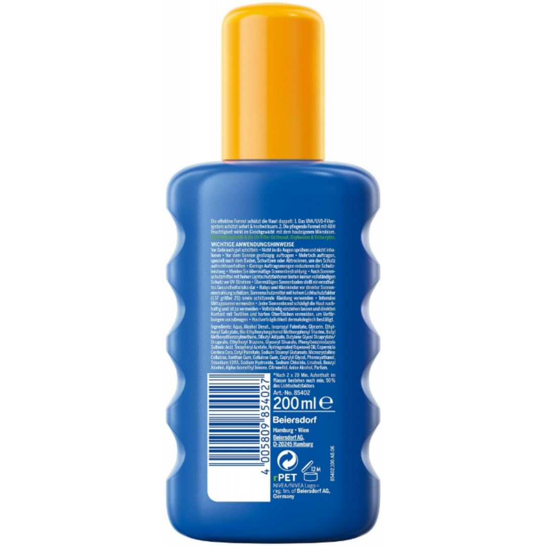 Mit Pufai Überraschungsgeschenk, Sonnenschutzmittel Sun Schutz & Pflege Sonnenspray bei Sonnenallergie Sonnencreme LSF 30+ 200 Mililiter x 3 STÜCK