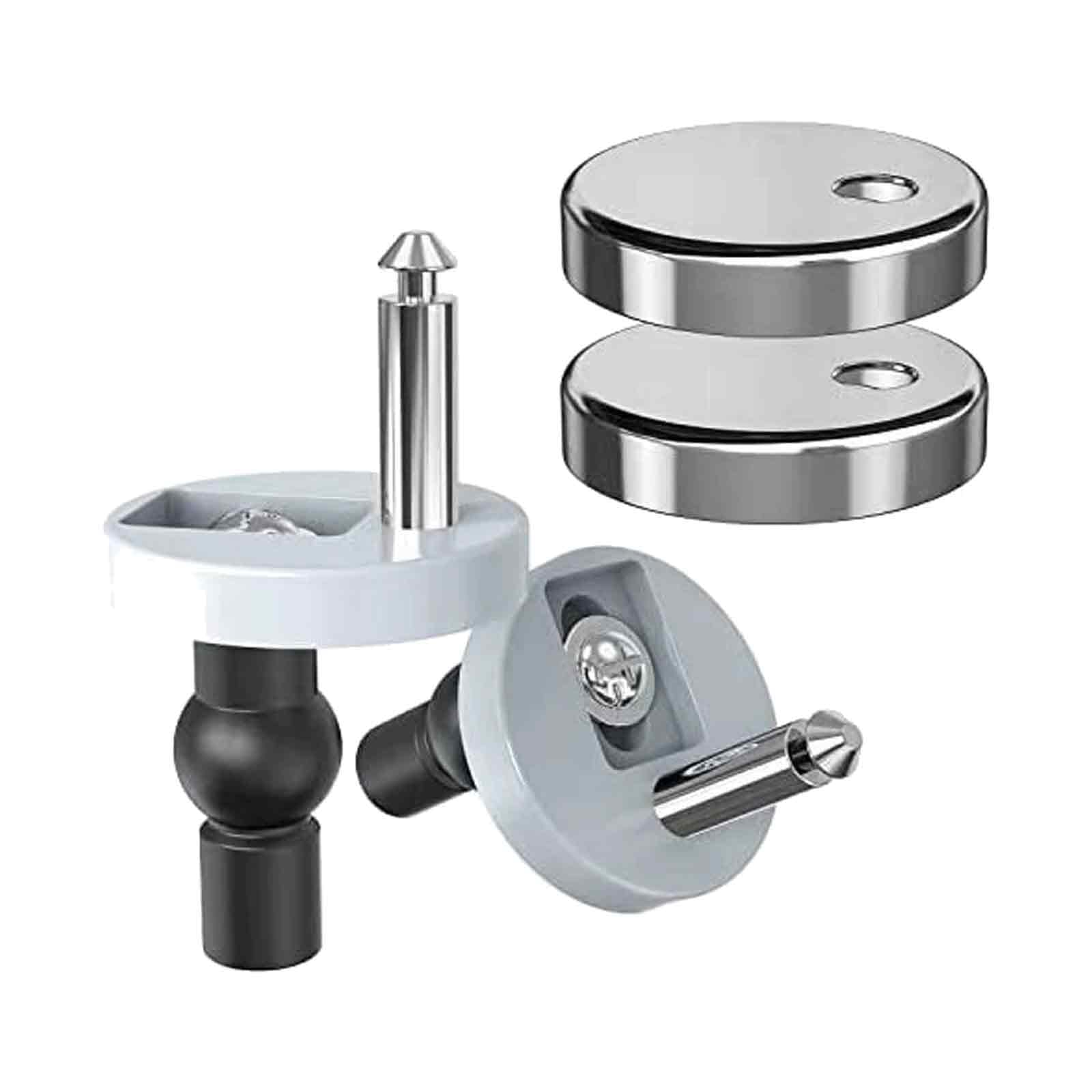 Lunpog No 2 Pcs Toilet Seat Hinge Fixings, Quick Release Toilet Seat Bolts For Blind Hole Wc Toilets, Durable Toilet Seat Fittings And Fixings Kit For Secure Installation