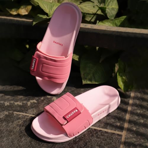 Image of CHUPPS Quilt Bloom Women's Quilted Slippers | Soft Cushioned Lightweight Slip-On Footwear | Elegant Everyday Comfort Slippers for Home, Walking & Outdoor Use