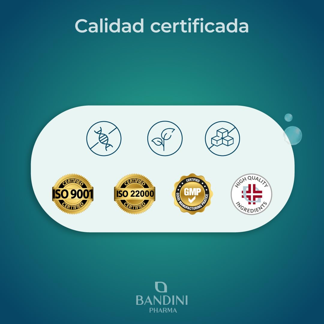 Bandini® NAC N-Acetilcisteína | 800 mg - 220 Cápsulas | Más de 7 Meses de Suministro | Antioxidante y Aminoácido N-Acetil-Cisteína, Natural Precursor de Glutatión | Vegano, Sin OGM