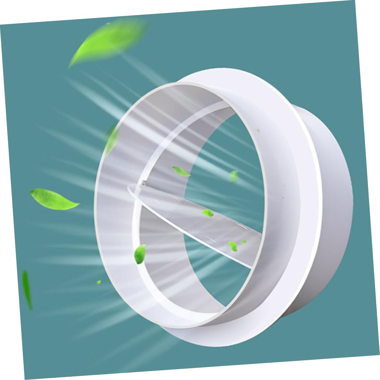 NUOBESTY 5 Stück Duct Connector für Klimaanlagen Rückflussverhinderer Luftstromventil für Kühlanlagen Installieren