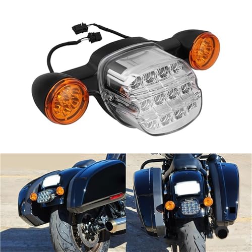 Luz trasera de motocicleta para solucionar intermitentes rotos en Low Rider S 4