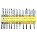 New (Set of 13) Spade Splinter-Free Break-Free Bits Tool Set 1/4 in. hex shank 1/4 in. - 1 in.