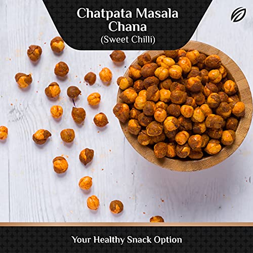 Image of SHREGO Chatpata Masala Roasted Bhuna Chana, Sweet Chilli, Snacks & Namkeen (300 Gm)