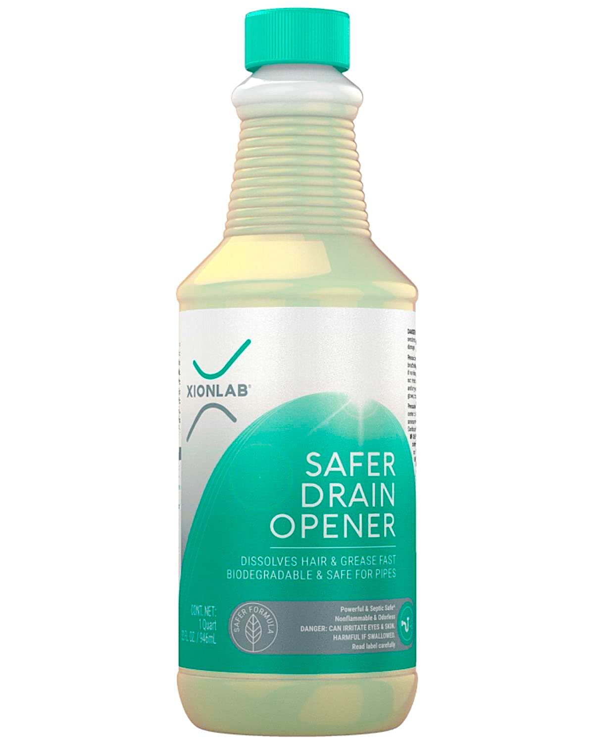 Xion Lab Safer, Greener Drain Clog Remover IndustrialStrength Liquid
