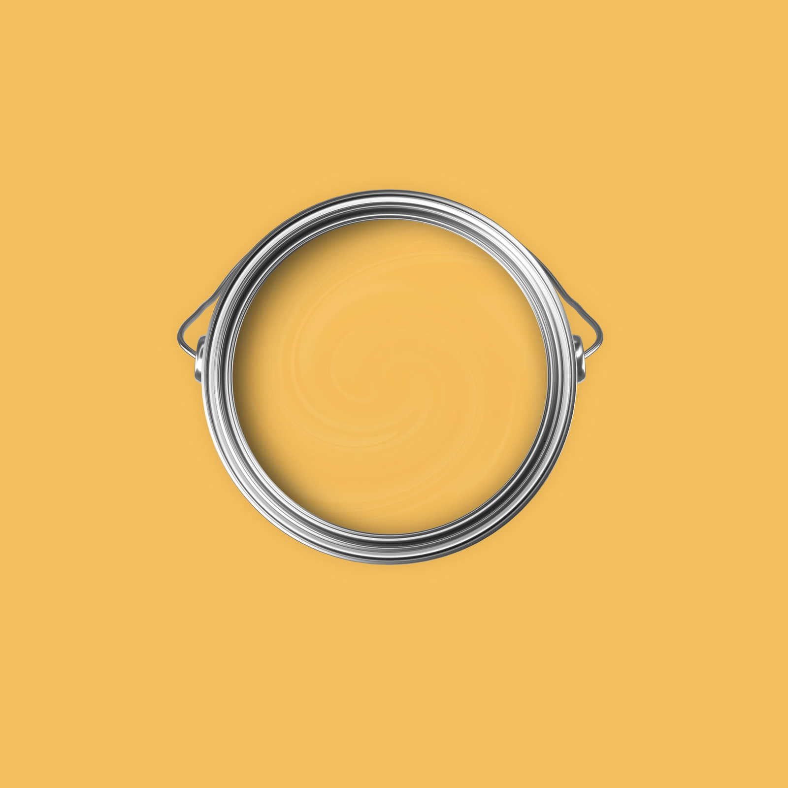 Pintura de emulsión líquida de lujo para interiores, 2,5 litros, color amarillo soleado