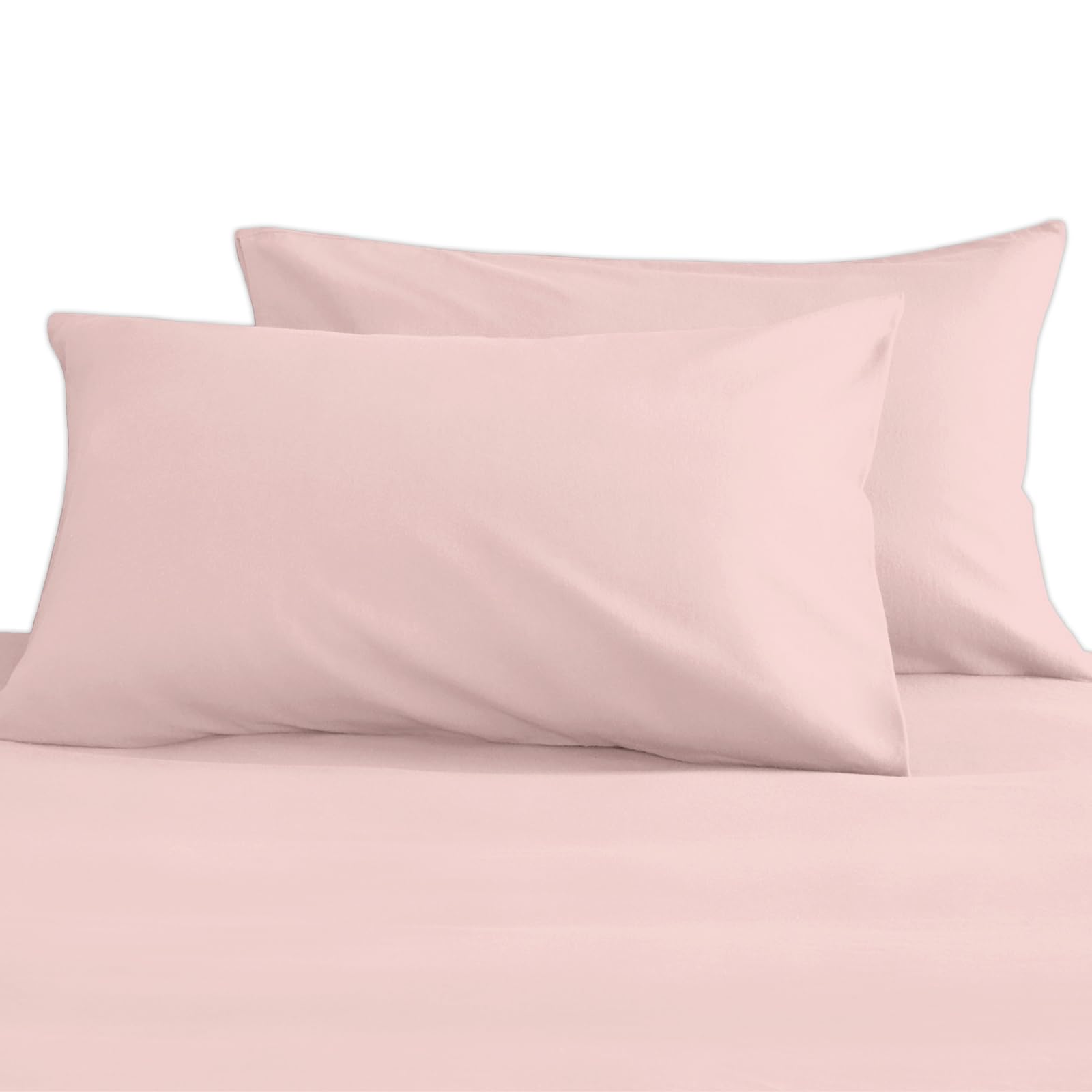 Pizuna Luxurios Cotton Housewife Pillowcases 2 Pack Light Pink 48x74cm