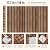 Abyssaly Wood Slat Peel and Stick Wallpaper, Brown Striped Wood Panel Grain Contact Paper, Removable Self Adhesive Faux Wooden Panel Wall Covering for Bedroom 17.7 in X 118 in