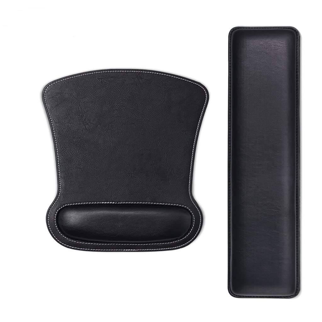 Leather Pad Keyboard Wrist Rest Ergonomic Hand Mats Rubber Base D