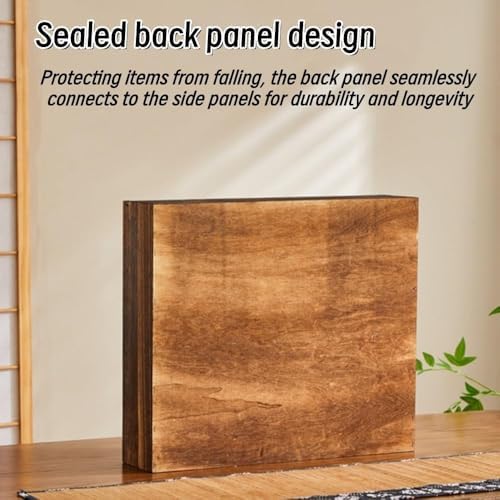 Wall Mounted Cup Storage Rack with Drawer - Wooden Mug Holder Organizer for Kitchen & Dining Room, Space-Saving Design, Stylish & Practical Home Storage Solution