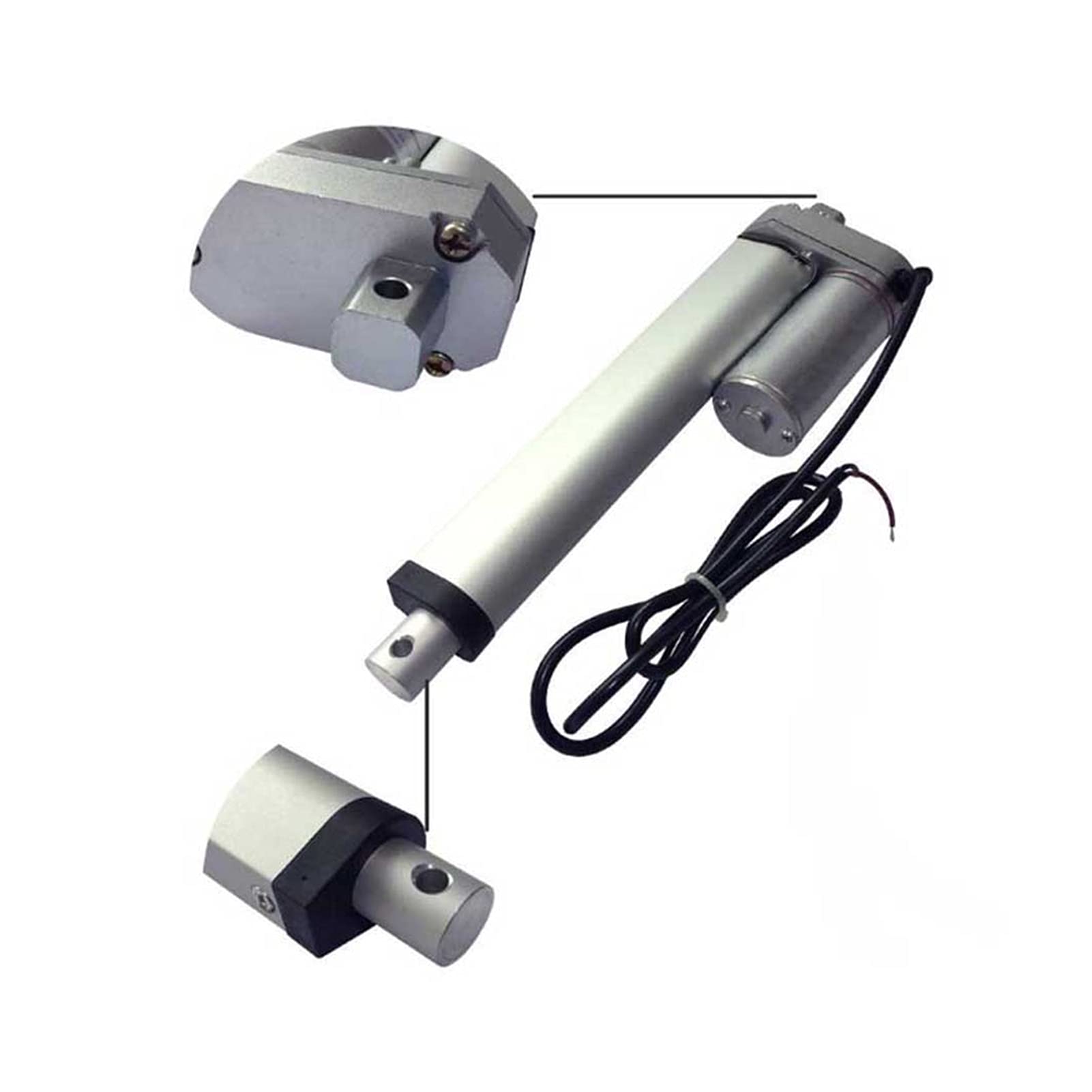 Actuador eléctrico Actuador lineal eléctrico de 12V con control remoto de la fuente de alimentación Soporte de la fuente de mano 25 mm 50 mm 75mm 100mm 150mm for la ventana de la puerta del garaje Pro