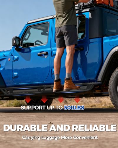 Estribos laterales Xprite para Jeep Gladiator JT 2020-2026 miniatura 6