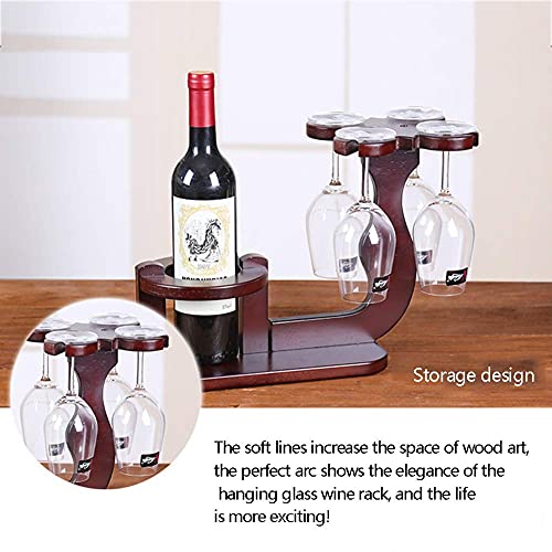 Soporte para botellas de vino de madera sintética miniatura 5