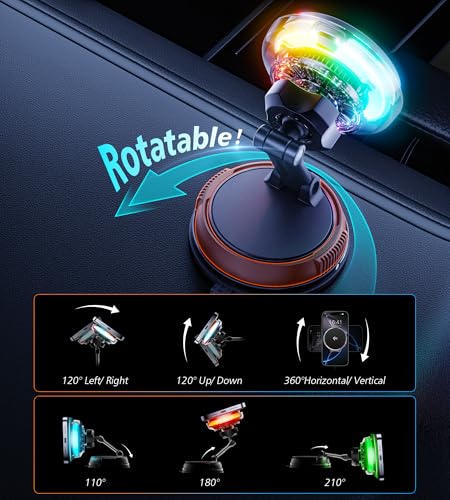 Qi2 15W MagSafe Car Mount Charger with Cooling Fan - image 9