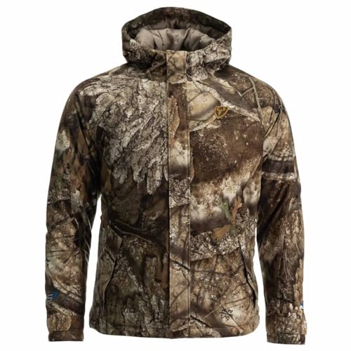 SCENTBLOCKER Men's Insulated Drencher Breathable Waterproof Camo Hunting Jacket